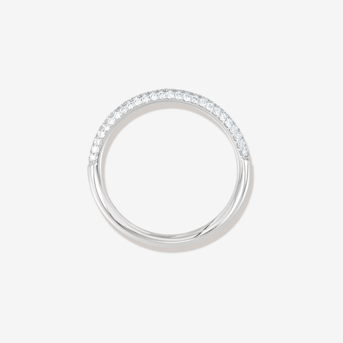 Dome Pavé Diamond Ring